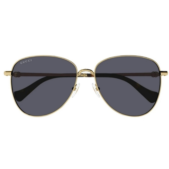 Gucci New Aviator Sunglasses Gold/🐢 & Tortoise - Picture 1 of 7